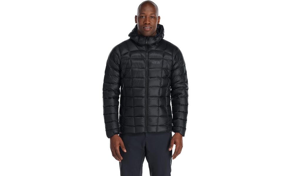 Пуховик чоловічий Rab Microlight Alpine Jacket (Black), Колір виробника: Black, Розмір: XS, зображення 3