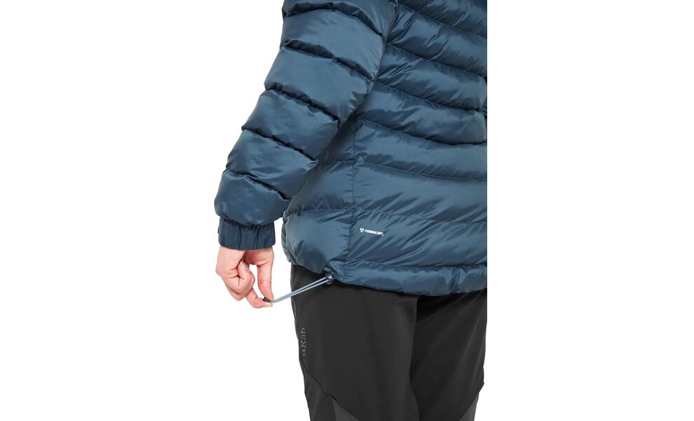 Пуховик жіночий Rab Nebitron Pro Jacket (Steel), Колір виробника: Steel, Розмір: S, зображення 9