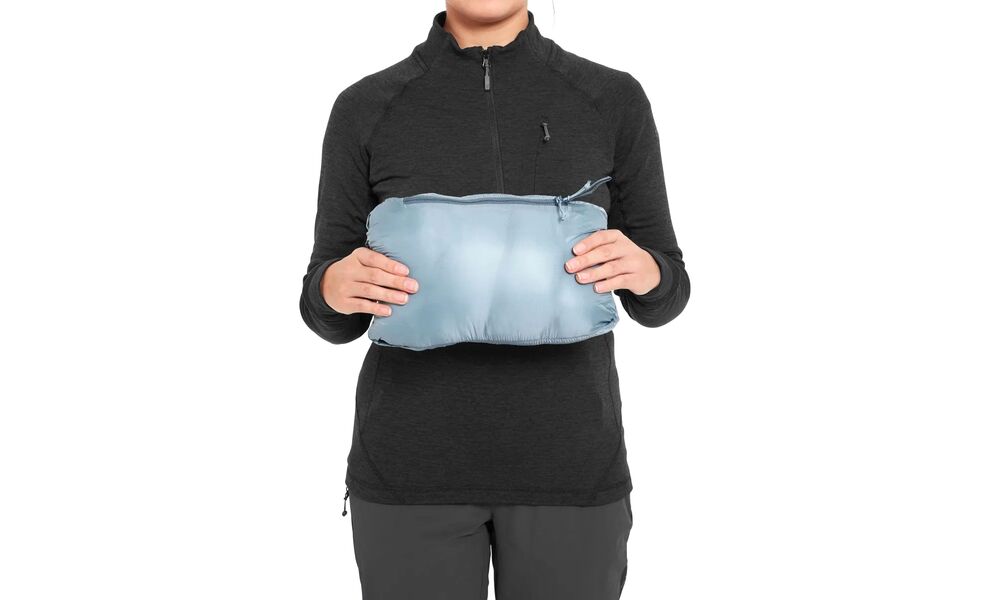 Пуховик жіночий Rab Nebitron Pro Jacket (Steel), Колір виробника: Steel, Розмір: M, зображення 11