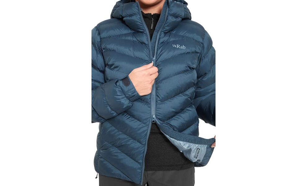 Пуховик жіночий Rab Nebitron Pro Jacket (Steel), Колір виробника: Steel, Розмір: M, зображення 4