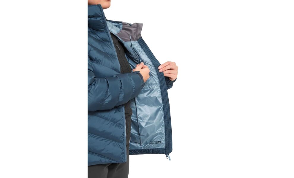 Пуховик жіночий Rab Nebitron Pro Jacket (Steel), Колір виробника: Steel, Розмір: M, зображення 5