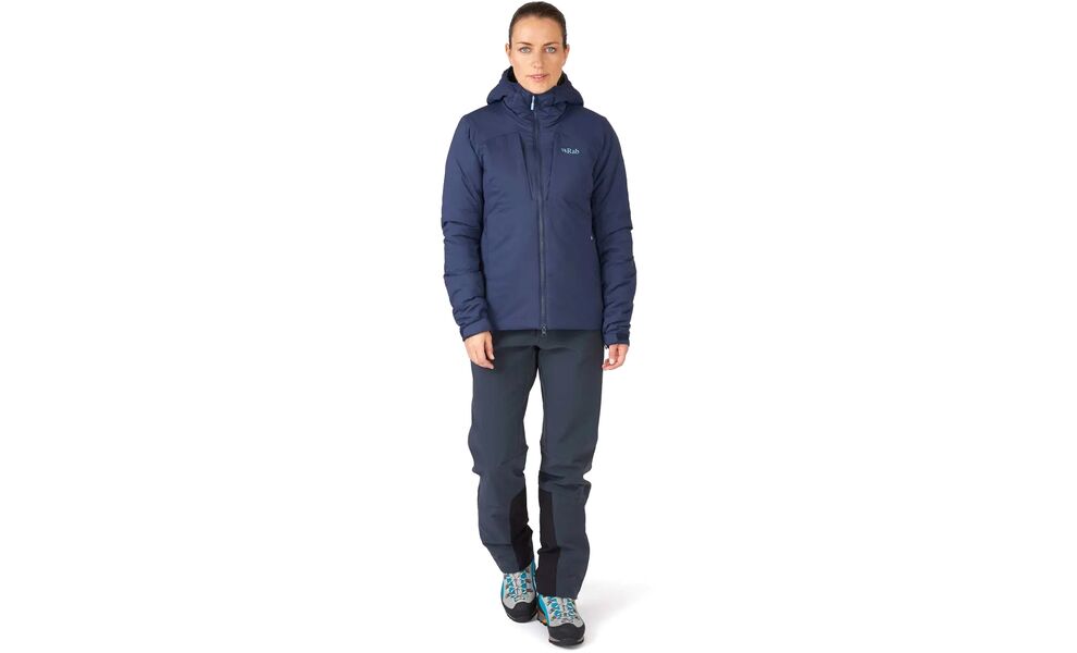 Куртка жіноча Rab Xenair Alpine Jacket (Tempest Blue), Колір виробника: Tempest Blue, Розмір: XS, зображення 2