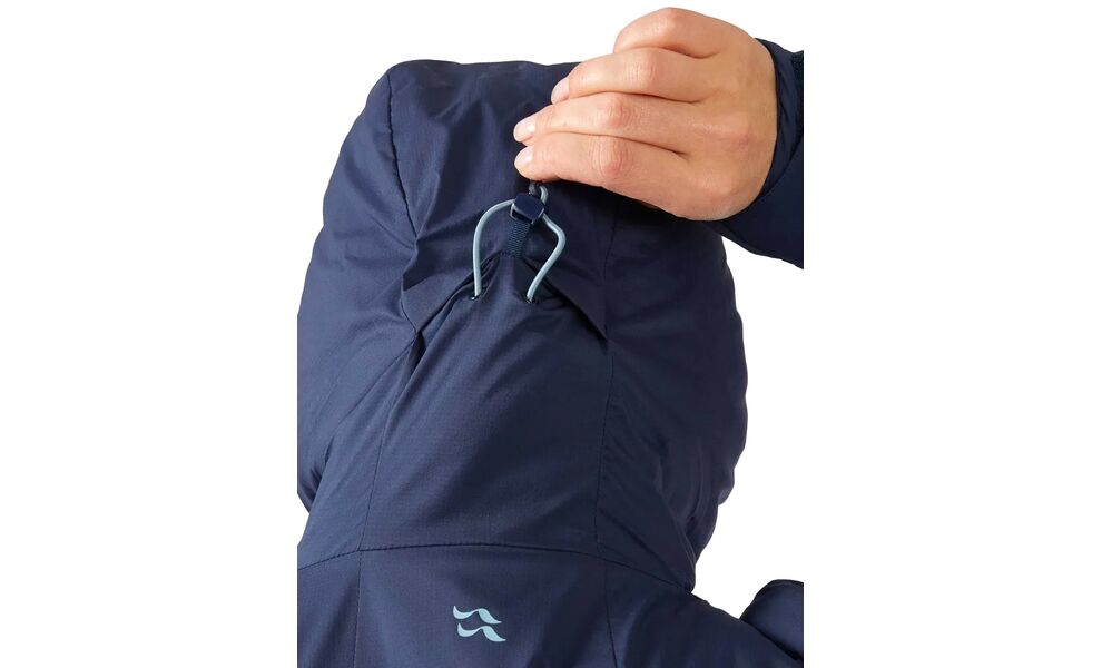 Куртка жіноча Rab Xenair Alpine Jacket (Tempest Blue), Колір виробника: Tempest Blue, Розмір: S, зображення 5