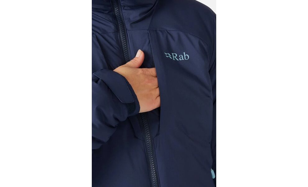 Куртка жіноча Rab Xenair Alpine Jacket (Tempest Blue), Колір виробника: Tempest Blue, Розмір: XS, зображення 6