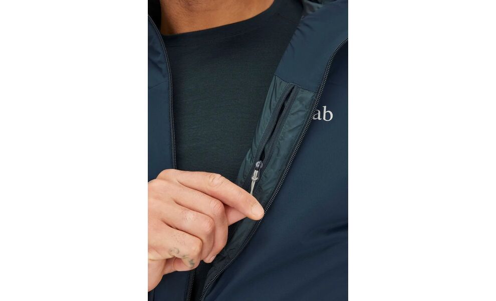 Куртка чоловіча Rab Xenair Alpine Light Jacket (Tempest Blue), Колір виробника: Tempest Blue, Розмір: L, зображення 5