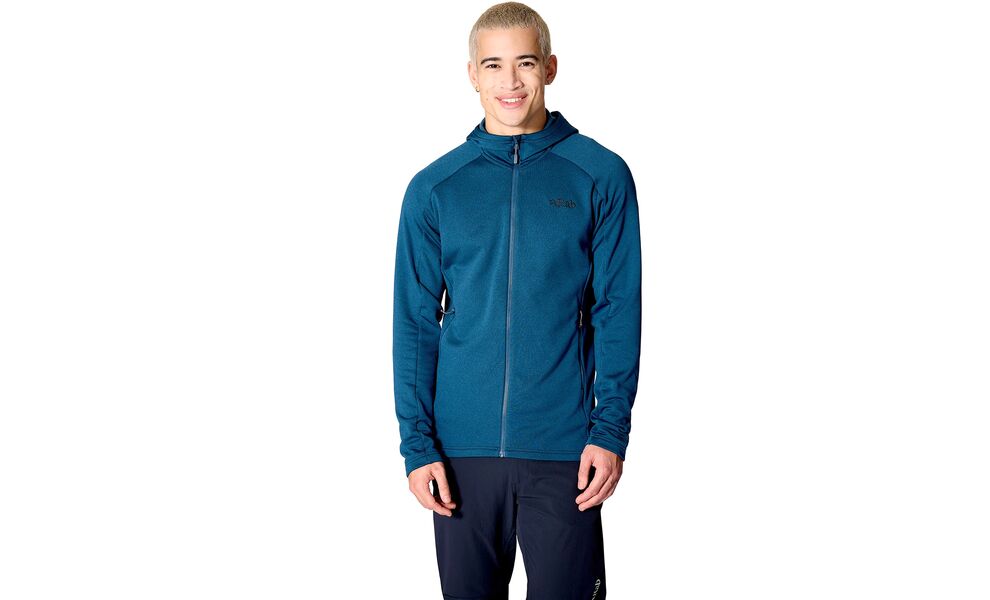 Фліска чоловіча Rab Covex Hoody (Tempest Blue), Колір виробника: Tempest Blue, Розмір: M, зображення 2