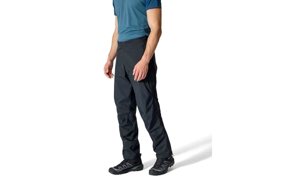 Штани чоловічі Rab Downpour Mountain - Regular (Black), Колір виробника: Black, Тип довжини: Regular, Розмір: M, зображення 2