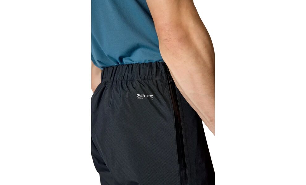 Штани чоловічі Rab Downpour Mountain - Regular (Black), Колір виробника: Black, Тип довжини: Regular, Розмір: M, зображення 4