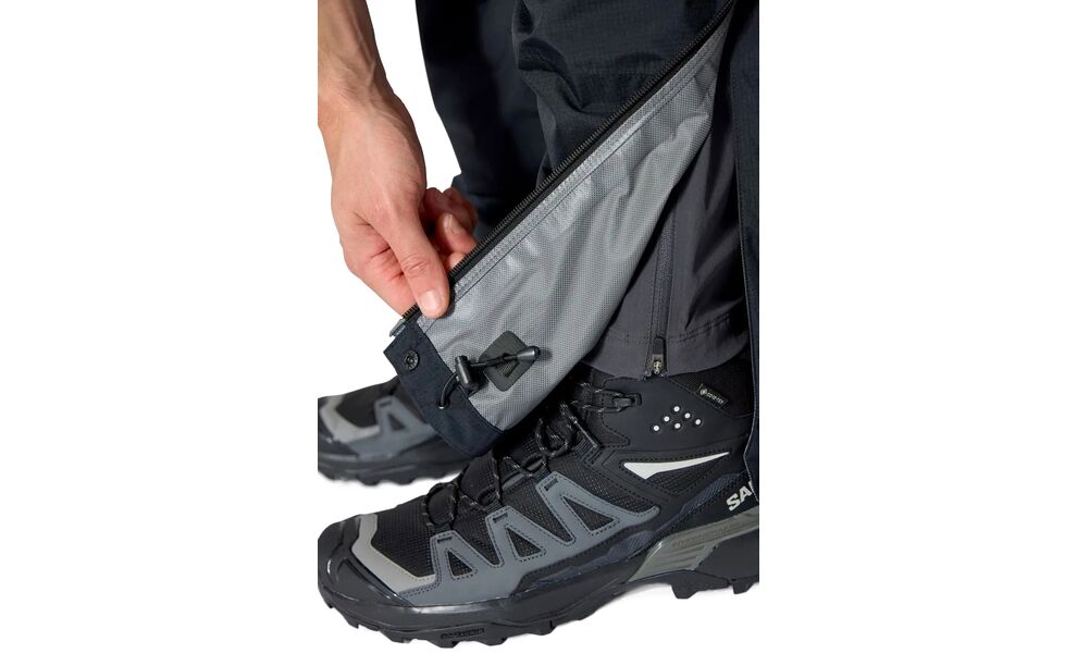 Штани чоловічі Rab Downpour Mountain - Regular (Black), Колір виробника: Black, Тип довжини: Regular, Розмір: XL, зображення 8
