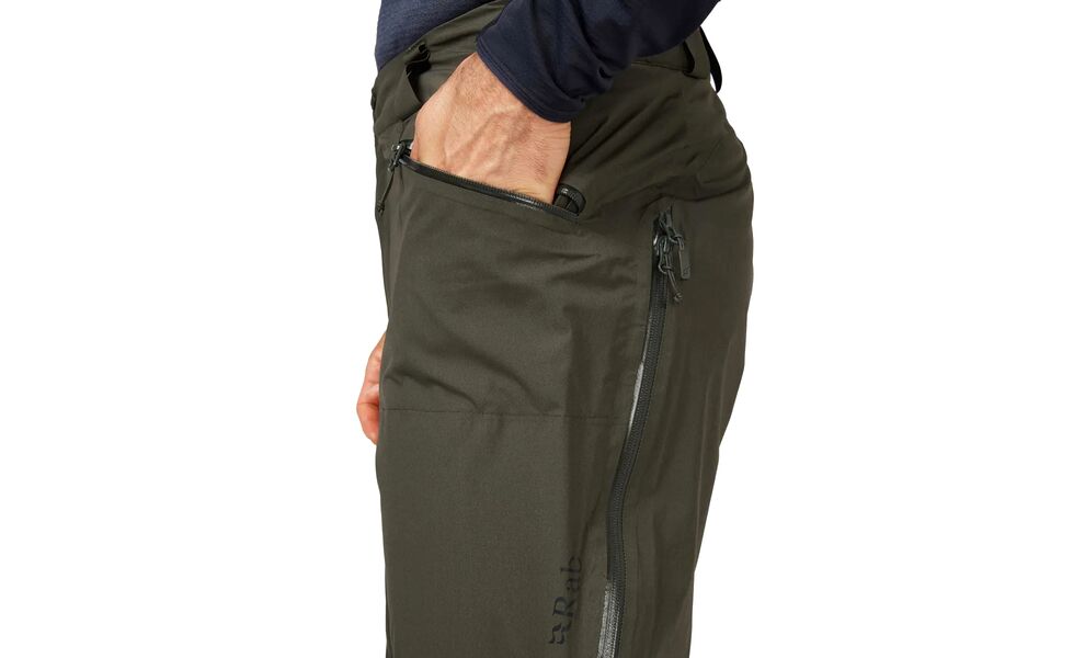 Лижні штани чоловічі Rab Khroma Diffract (Black), Колір виробника: Black, Тип довжини: Regular, Розмір: M, зображення 7