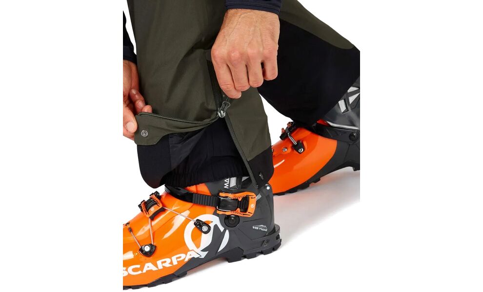 Лижні штани чоловічі Rab Khroma Diffract (Black), Колір виробника: Black, Тип довжини: Regular, Розмір: M, зображення 11