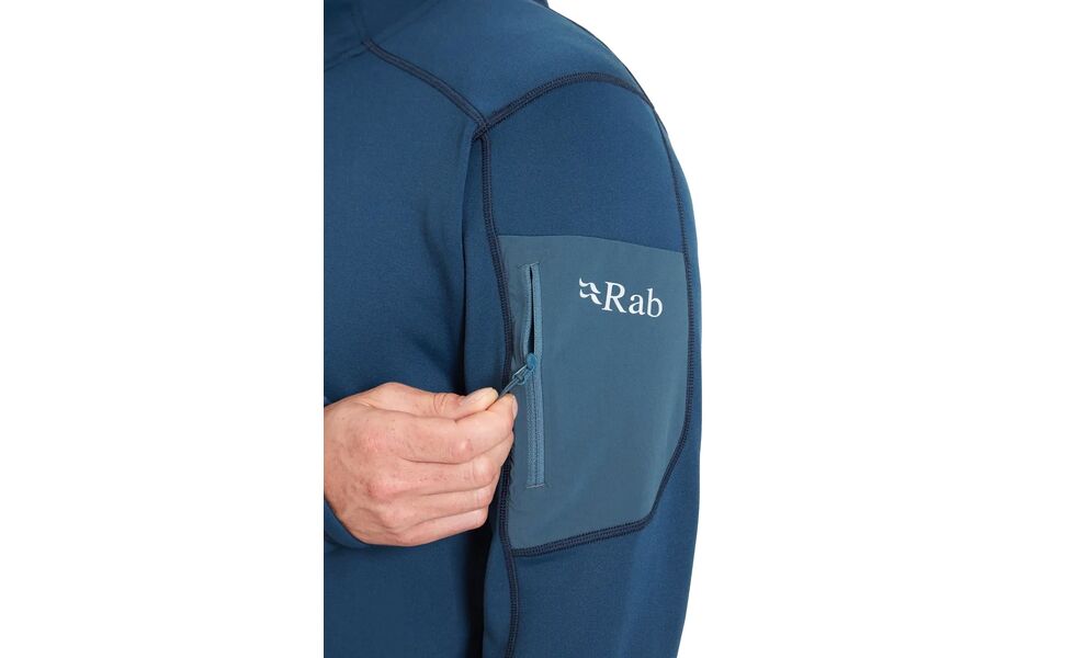 Фліска чоловіча Rab Modulus Hoody (Tempest Blue), Колір виробника: Tempest Blue, Розмір: M, зображення 5