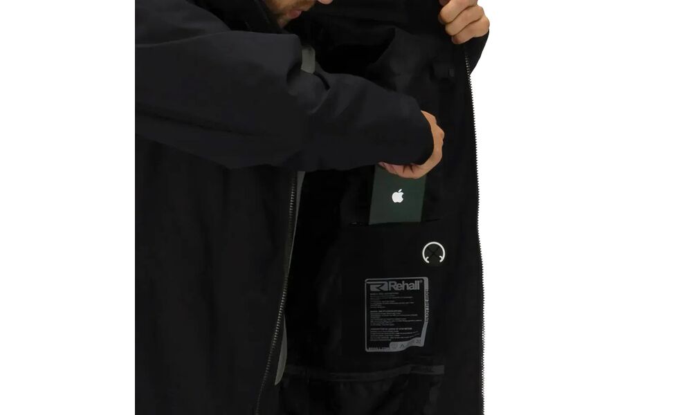 Лижна куртка чоловіча Rehall Brasko - 60723 (1049/Blackout), Колір виробника: 1049/Blackout, Розмір: M, зображення 8