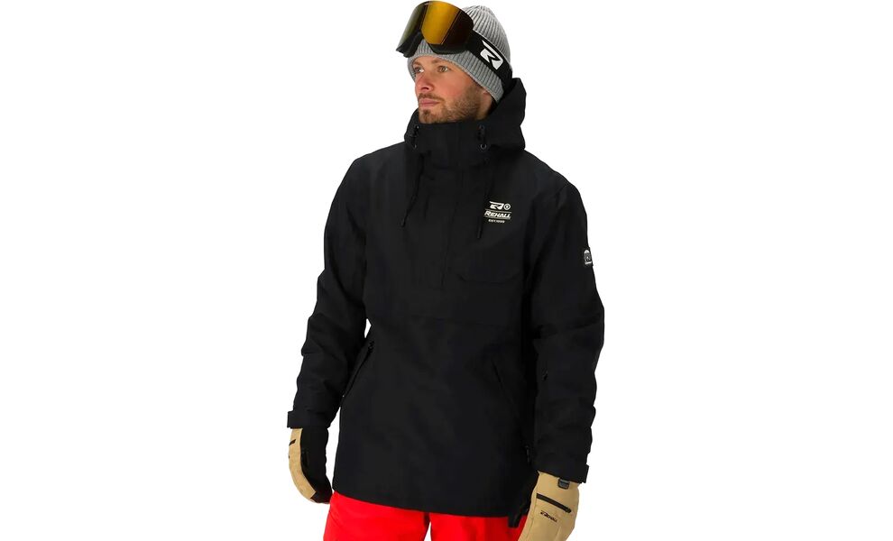 Лижна куртка-анорак чоловіча Rehall Mann - 60710 (1000/Black), Колір виробника: 1000/Black, Розмір: M, зображення 3
