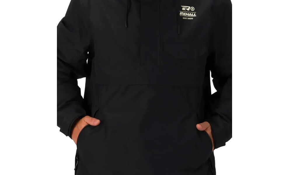 Лижна куртка-анорак чоловіча Rehall Mann - 60710 (1000/Black), Колір виробника: 1000/Black, Розмір: M, зображення 5