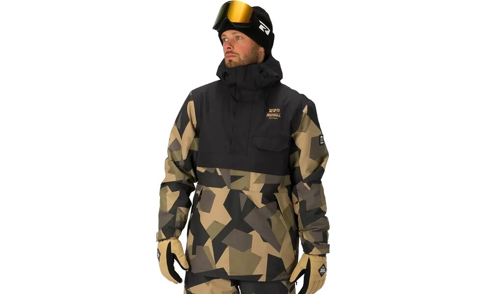 Лижна куртка-анорак чоловіча Rehall Mann - 60710 (9521/Camo Stone), Колір виробника: 9521/Camo Stone, Розмір: M, зображення 3