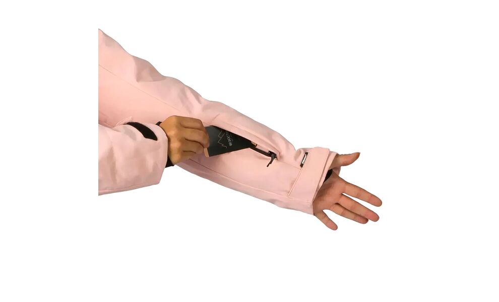 Лижна куртка жіноча Rehall Oasis - 60786 (9032/Powder Pink), Колір виробника: 9032/Powder Pink, Розмір: XL, зображення 9