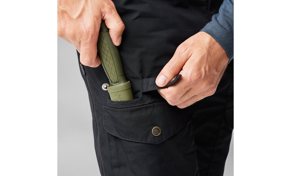 Штани чоловічі Fjallraven Vidda Pro Ventilated - Regular - 87178 (550/Black), Колір виробника: 550/Black, Тип довжини: Regular, Розмір: 52, зображення 17