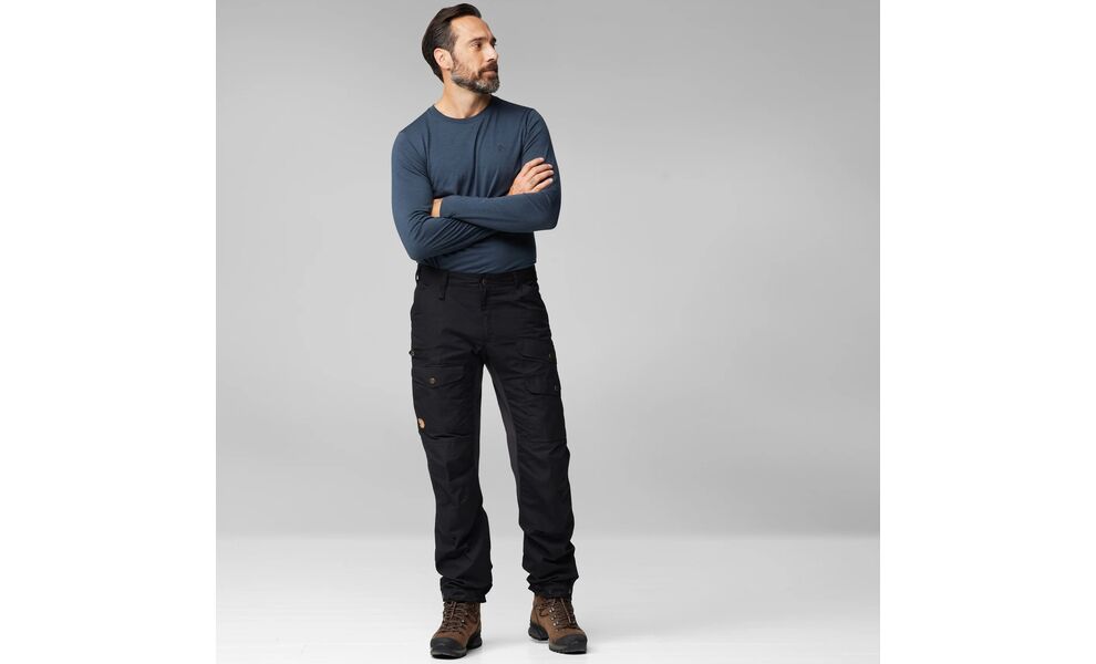 Штани чоловічі Fjallraven Vidda Pro Ventilated - Regular - 87178 (550/Black), Колір виробника: 550/Black, Тип довжини: Regular, Розмір: 54, зображення 3