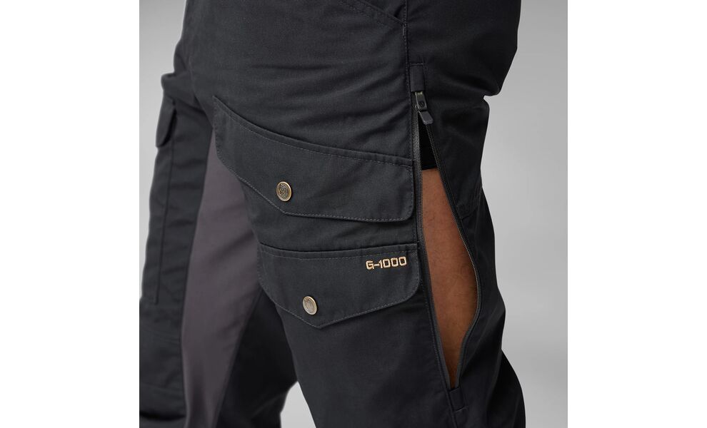 Штани чоловічі Fjallraven Vidda Pro Ventilated - Regular - 87178 (550/Black), Колір виробника: 550/Black, Тип довжини: Regular, Розмір: 54, зображення 7