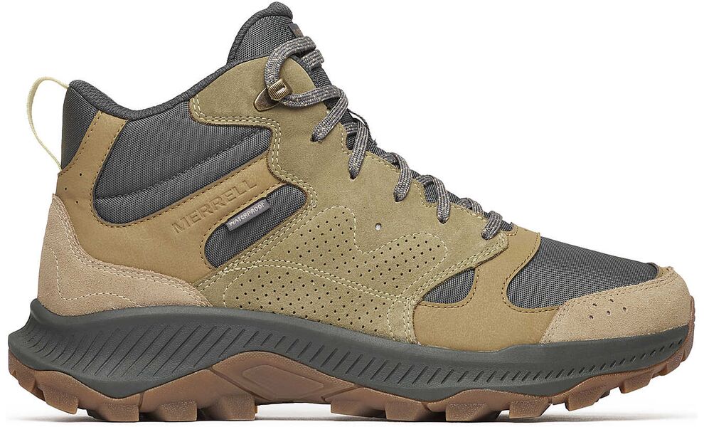 Трекінгові черевики чоловічі Merrell Tempo Sol Mid WP (Mountain), Колір виробника: Mountain, Тип колодки: середня, Розмір виробника: US 9,5 (EU 43,5), зображення 2