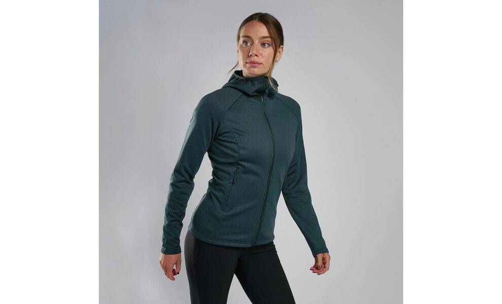 Фліска жіноча Montane Protium - FPRHO (Deep Forest), Колір виробника: Deep Forest, Розмір: L/EU 42, зображення 2