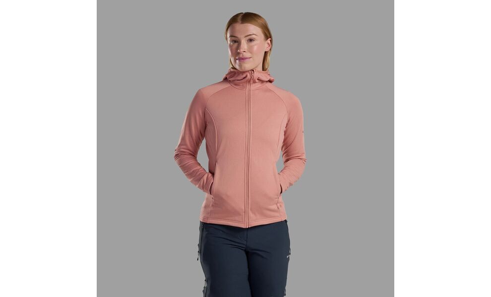 Фліска жіноча Montane Protium - FPRHO (Pink Clay), Колір виробника: Pink Clay, Розмір: XS/EU 36, зображення 4