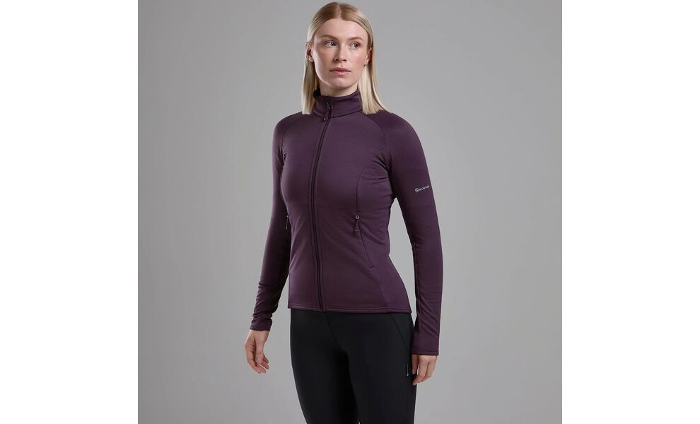 Фліска жіноча Montane Protium Jacket - FPRMJ (Mulberry), Колір виробника: Mulberry, Розмір: XS/EU 36, зображення 2