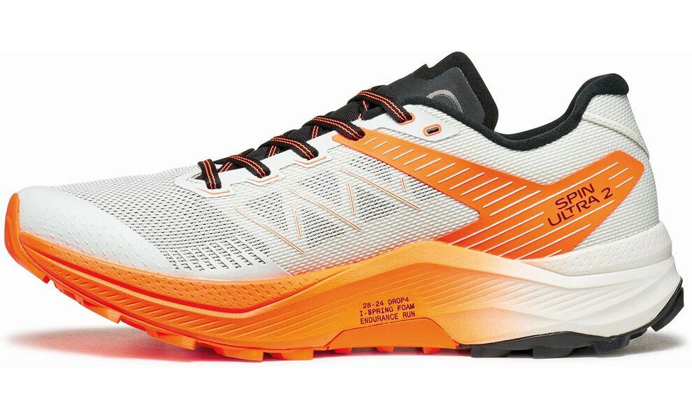 Бігові кросівки чоловічі SCARPA Spin Ultra 2 - 33068-351 (Ice/Orange Fluo), Колір виробника: Ice/Orange Fluo, Тип колодки: середня, Розмір виробника: EU 42,5, зображення 3