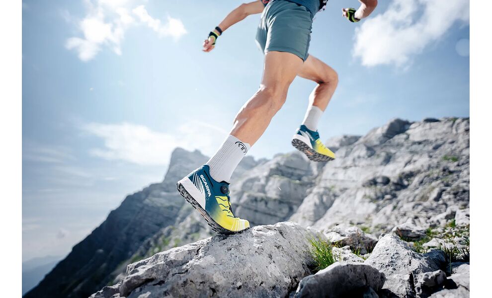 Бігові кросівки чоловічі SCARPA Ribelle Run Kalibra HT - 33084-350 (Lime Green/Deep Lagoon), Колір виробника: Lime Green/Deep Lagoon, Тип колодки: середня, Розмір виробника: EU 43,5, зображення 8