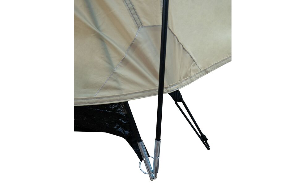 2-місний намет Tramp Camp 2 (Sand): двошаровий, з тамбуром, Кількість місць: 2, Колір: Sand/Black, зображення 26