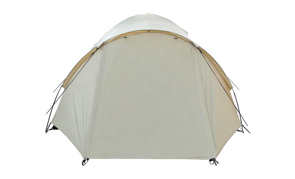 4-місний намет Tramp Camp 4 (Sand): двошаровий, з тамбуром, Кількість місць: 4, Колір: Sand/Black, зображення 6
