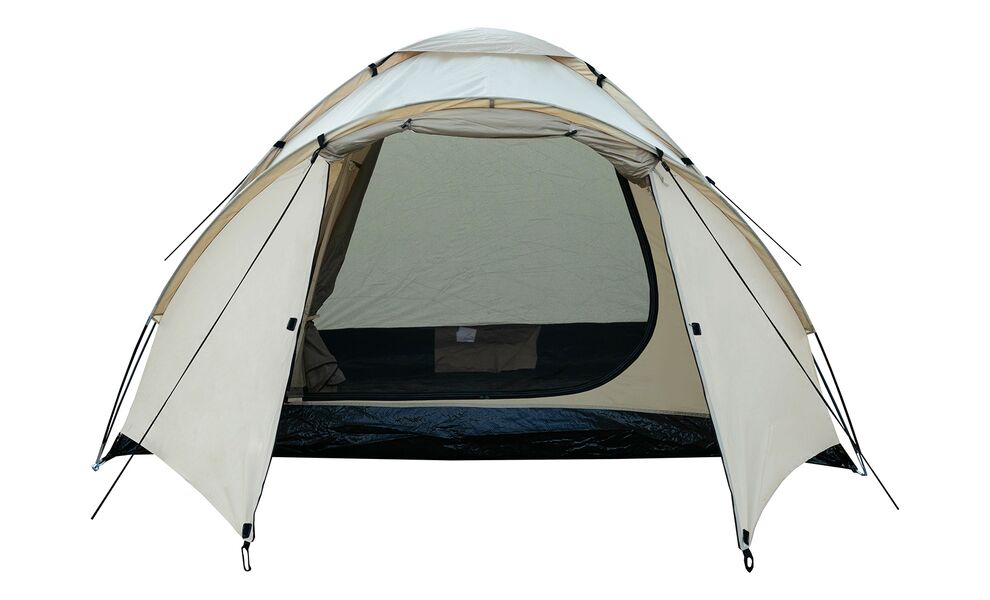 2-місний намет Tramp Fly 2 (Sand): одношаровий, з тамбуром, Кількість місць: 2, Колір: Sand/Black, зображення 9