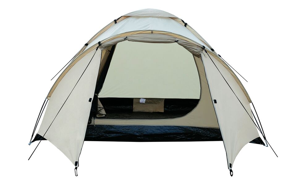 2-місний намет Tramp Fly 2 (Sand): одношаровий, з тамбуром, Кількість місць: 2, Колір: Sand/Black, зображення 10