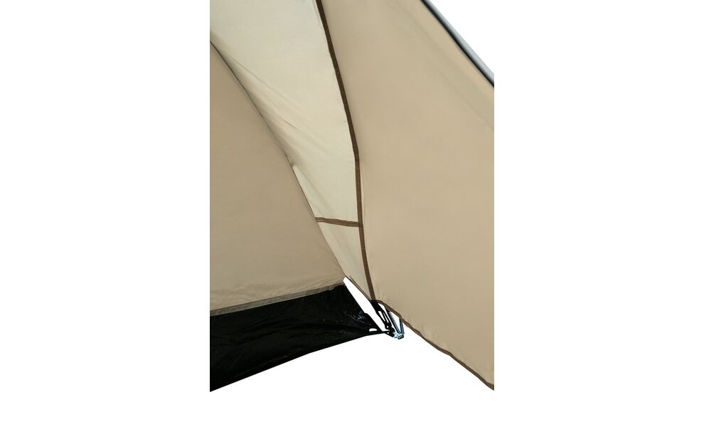 2-місний намет Tramp Fly 2 (Sand): одношаровий, з тамбуром, Кількість місць: 2, Колір: Sand/Black, зображення 13