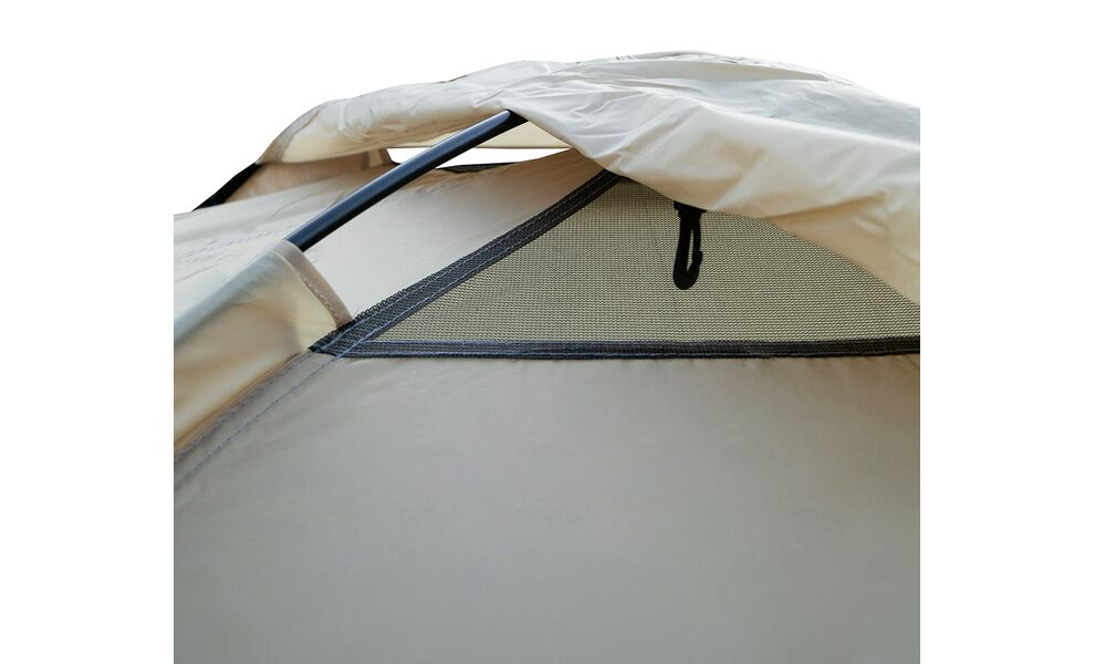 2-місний намет Tramp Fly 2 (Sand): одношаровий, з тамбуром, Кількість місць: 2, Колір: Sand/Black, зображення 16
