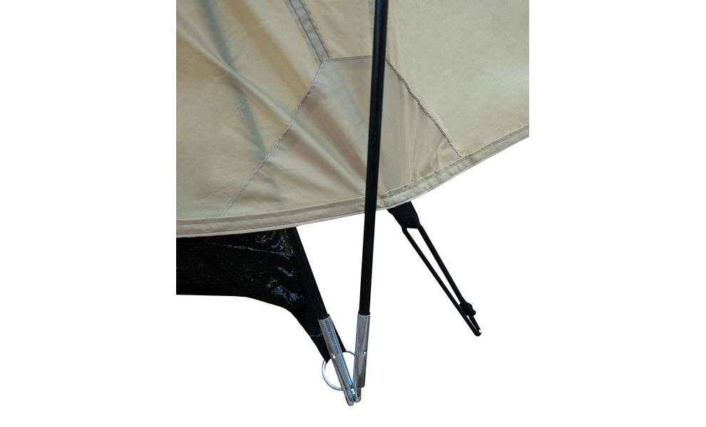 2-місний намет Tramp Fly 2 (Sand): одношаровий, з тамбуром, Кількість місць: 2, Колір: Sand/Black, зображення 20