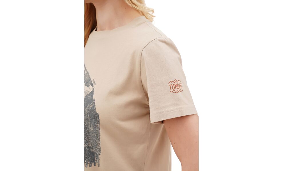 Футболка жіноча Turbat Home (Light Taupe), Колір виробника: Light Taupe, Розмір: XS, зображення 2
