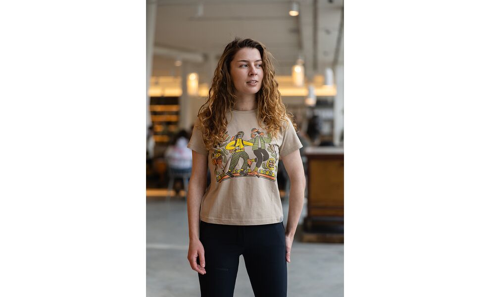 Футболка жіноча Turbat Kosiv (Light Taupe), Колір виробника: Light Taupe, Розмір: XS, зображення 3