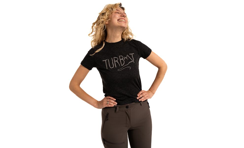 Футболка жіноча Turbat Magic Logo (Caviar), Колір виробника: Caviar, Розмір: S, зображення 4