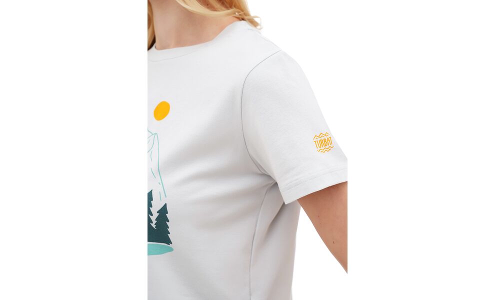 Футболка жіноча Turbat Romantyka 2 (Glacier Grey), Колір виробника: Glacier Grey, Розмір: XS, зображення 3