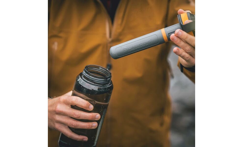 Пляшка з фільтром для води Lifesystems Water Filter Purifier Bottle на 1 л, зображення 11