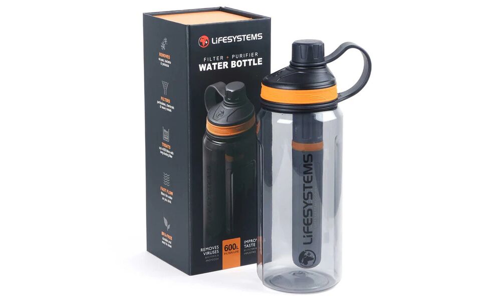 Пляшка з фільтром для води Lifesystems Water Filter Purifier Bottle на 1 л, зображення 7