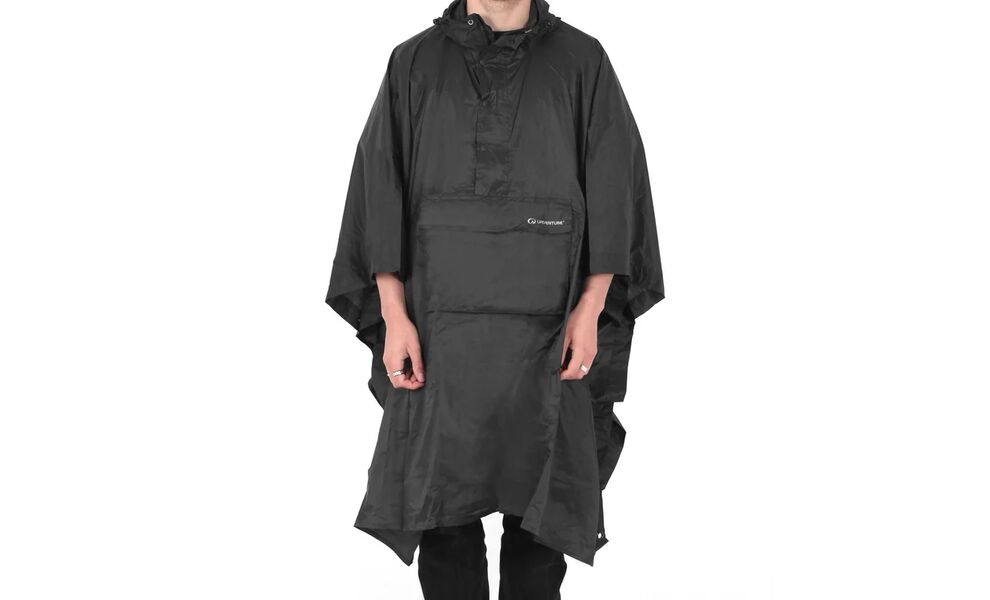 Пончо-тент Lifeventure Poncho (Black), зображення 3