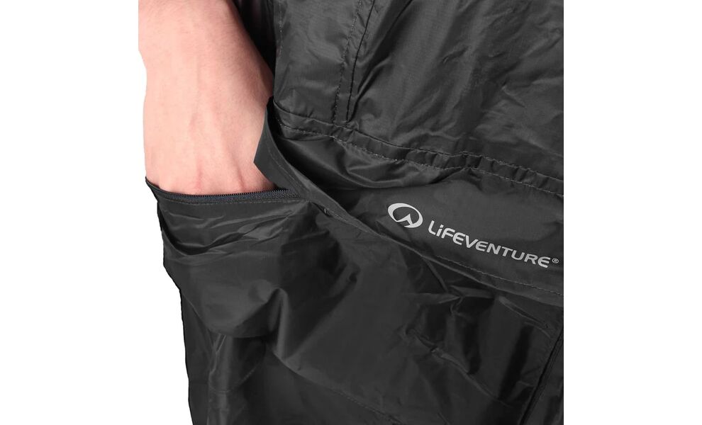 Пончо-тент Lifeventure Poncho (Black), зображення 4