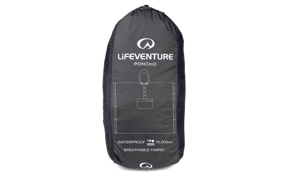 Пончо-тент Lifeventure Poncho (Black), зображення 6