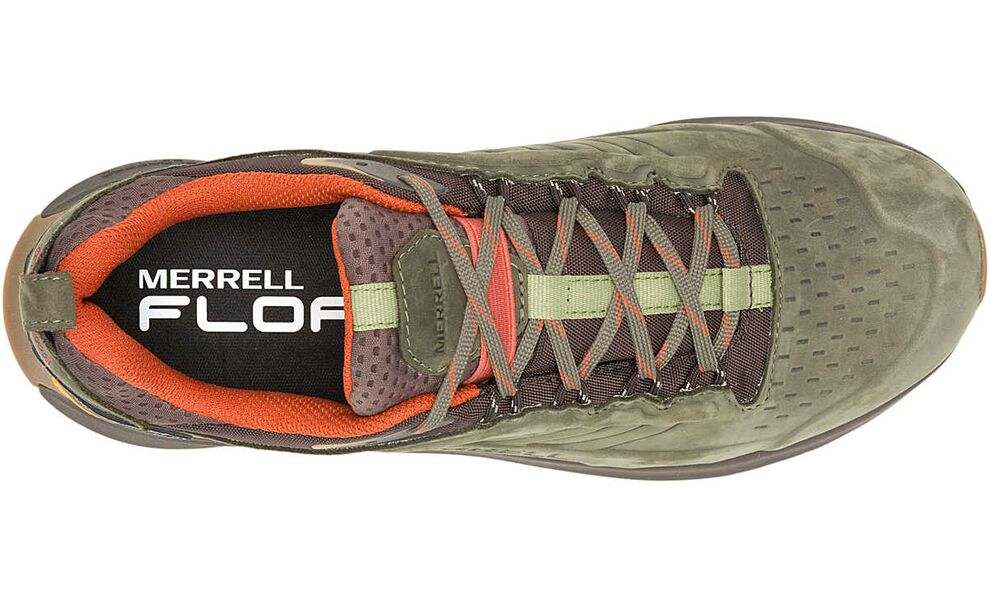 Трекінгові кросівки чоловічі Merrell Moab Speed 2 LTR WP (Olive), Колір виробника: Olive, Тип колодки: середня, Розмір виробника: US 10,5 (EU 44,5), зображення 5