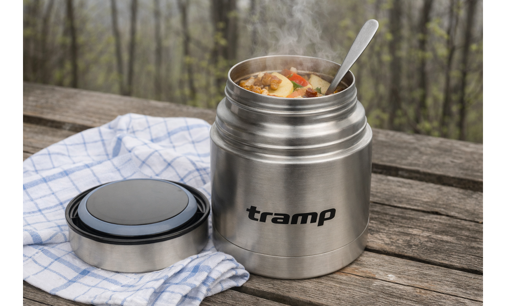 Термос для їжі Tramp UTRC-079 на 1 л з чохлом, Об'єм: 1000, зображення 6