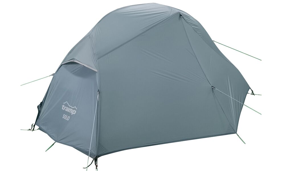 ​1-місний ультралегкий намет Tramp Solo (Grey): двошаровий, Кількість місць: 1, Колір: Grey, зображення 2