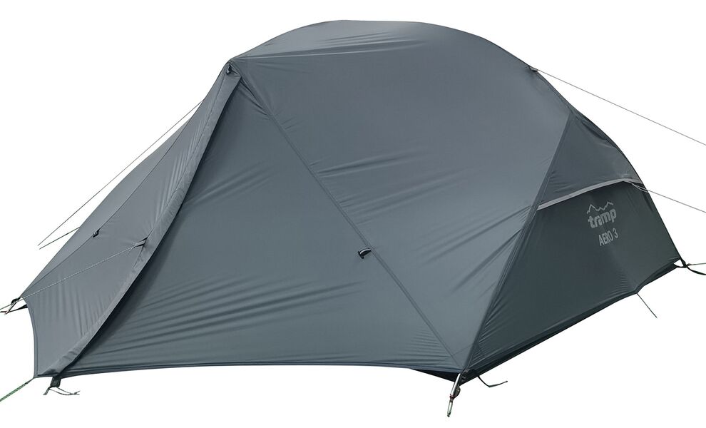 3-місний ультралегкий намет Tramp Aero 3 (Grey): двошаровий, Кількість місць: 3, Колір: Grey, зображення 2